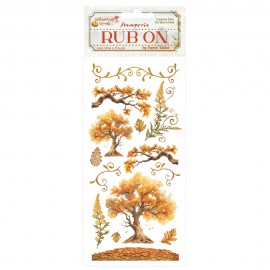 STAMPERIA RUB-ON TRANSFER 10x WHISPERING WOODS DĄB