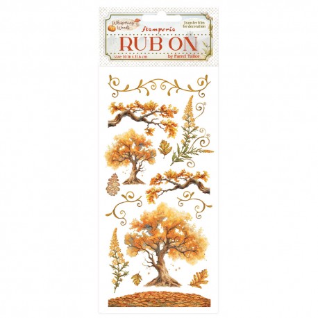 STAMPERIA RUB-ON TRANSFER 10x WHISPERING WOODS DĄB
