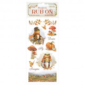 STAMPERIA RUB-ON TRANSFER 10x WHISPERING WOODS PAN ŻABA