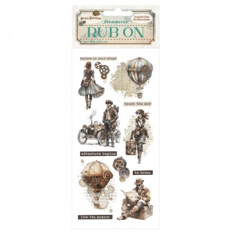 STAMPERIA RUB-ON TRANSFER 10x VOYAGES FANTASTIQUES ODKRYWCY