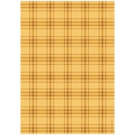 STAMPERIA PAPIER RYŻOWY A4 WHISPERING WOODS TŁO W KRATKĘ