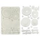 STAMPERIA FOREMKA SILIKONOWA A5 WHISPERING WOODS GRZYBY 3D