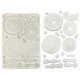 STAMPERIA FOREMKA SILIKONOWA A5 WHISPERING WOODS GRZYBY 3D