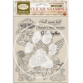 STAMPERIA STEMPEL AKRYLOWY 14x18cm WHISPERING WOODS LAS