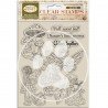 STAMPERIA STEMPEL AKRYLOWY 14x18cm WHISPERING WOODS LAS