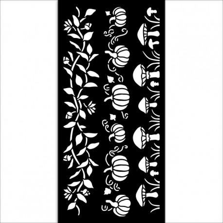 STAMPERIA SZABLON 3D 12x25 cm WHISPERING WOODS 3 DEKORY