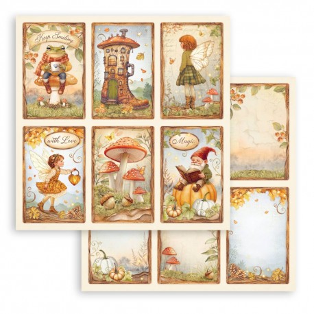 STAMPERIA PAPIER DO SCRAP 12" WHISPERING WOODS 6 KART