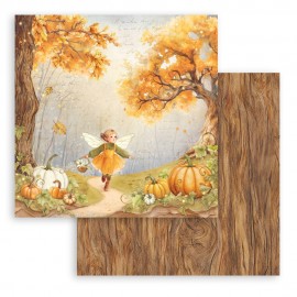 STAMPERIA PAPIER DO SCRAP 12" WHISPERING WOODS WRÓŻKA, DYNIA