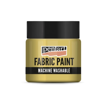 PENTART FARBA DO TKANIN 50ml METALICZNA ZŁOTA