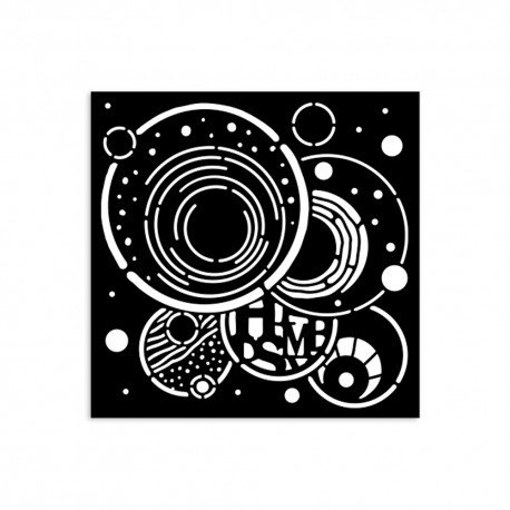 STAMPERIA SZABLON 3D 12x12 cm FURRY FRIENDS KOŁA