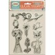 STAMPERIA STEMPEL AKRYLOWY 14x18cm FURRY FRIENDS ZWIERZAK