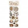 STAMPERIA RUB-ON TRANSFER 10x COFFE & CHOCOLATE ALL YOU NEED