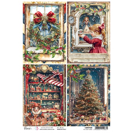 CB PAPIER RYŻOWY A4 Toy Shop Toy Shop Cards