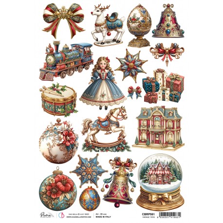 CB PAPIER RYŻOWY A4 Toy Shop Vintage Toys