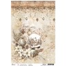 CB PAPIER RYŻOWY A4 Winter S. Romantic Snowball