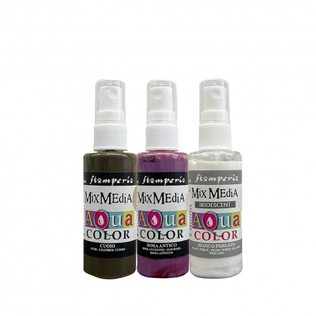STAMPERIA AQUACOLOR 3 KOLORY 60ml QUIET DAYS