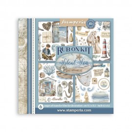 STAMPERIA RUB-ON TRANSFER 15,5 x15,5 6szt SILENT SEA