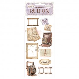 STAMPERIA RUB-ON TRANSFER 10x QUIET DAYS VINTAGE FOTOGRAFIA