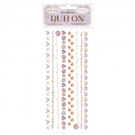 STAMPERIA RUB-ON TRANSFER 10x QUIET DAYS BORDERY