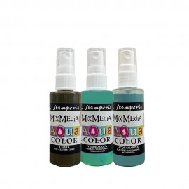 STAMPERIA AQUACOLOR 3 KOLORY 60ml HERBARIUM SILVAE