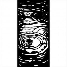 STAMPERIA SZABLON 3D 12x25 cm HERBARIUM SILVAE WODNY WZÓR