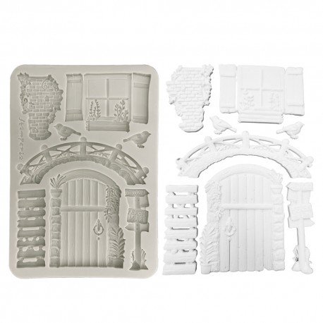 STAMPERIA FOREMKA SILIKONOWA A5 HERBARIUM SILVAE MOSTEK ITP