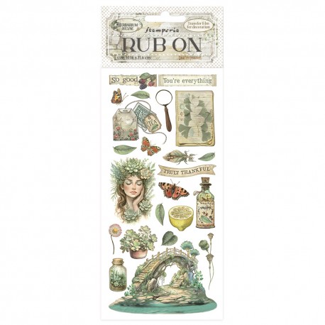 STAMPERIA RUB-ON TRANSFER 10x HERBARIUM SILVAE MOST