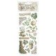 STAMPERIA RUB-ON TRANSFER 10x HERBARIUM SILVAE TEA TIME