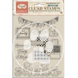 STAMPERIA STEMPEL AKRYLOWY 14x18cm FAMILY PARTY