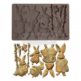 PRIMA FOREMKA SILIKONOWA 25x13 BUNNY TRAIL TALES