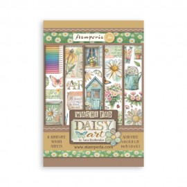 STAMPERIA PAPIER WASHI A5 8szt DAISY ART