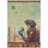 STAMPERIA PAPIER RYŻOWY A4 A NEW BEGINNING OCAL PLANETĘ