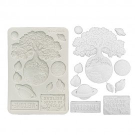 STAMPERIA FOREMKA SILIKONOWA A5 A NEW BEGINNING PLANETY