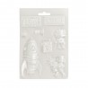 STAMPERIA FOREMKA TEKSTURA A5 A NEW BEGINNING SPACESHIP