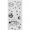STAMPERIA SZABLON 3D 12x25 cm A NEW BEGINNING PLANETARIUM