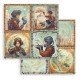 STAMPERIA PAPIER DO SCRAP 12" A NEW BEGINNING  4 KARTY
