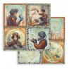 STAMPERIA PAPIER DO SCRAP 12" A NEW BEGINNING  4 KARTY