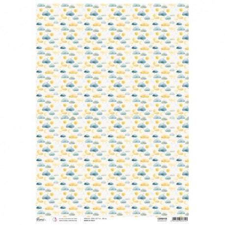 CB PAPIER RYŻOWY A3 LUNIBLOOM Daydream Sky