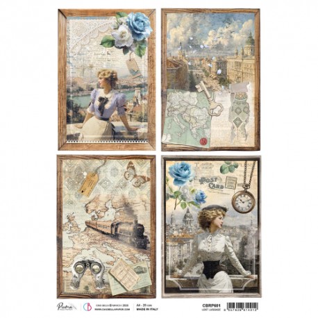 CB PAPIER RYŻOWY A4 EASTERN... Lost Luggage