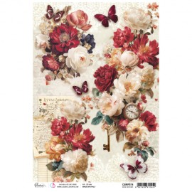 CB PAPIER RYŻOWY A4 ROSE REVERIE