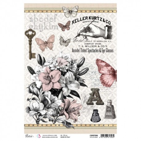 CB PAPIER RYŻOWY A4 TYPOGRAPHI The Letterist