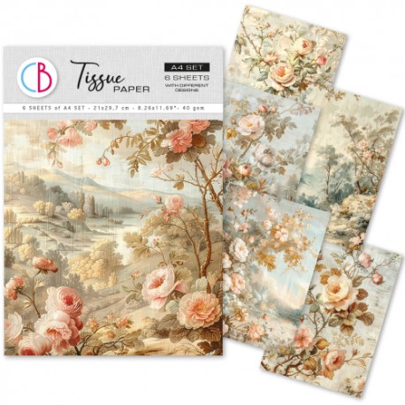 CB PAPIER A4 MIX6szt HOME DECO 40g 18TH CENTURY