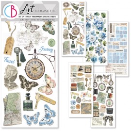 CB ART STICKERS 5szt NAKLEJKI Eastern Journey