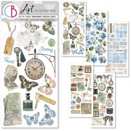 CB ART STICKERS 5szt NAKLEJKI Eastern Journey