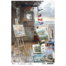 CB PAPIER RYŻOWY A4 WAVES OF ART