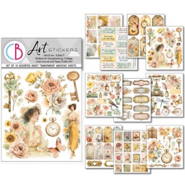 CB MIXED MEDIA NAKLEJKI 10szt 14x12cm REMINDER