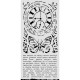 STAMPERIA SZABLON 3D 12x25 cm GARDENS OF TIME ZEGAR I MOTYL