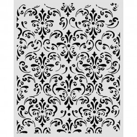 STAMPERIA SZABLON 3D 20x25 cm GARDENS OF TIME TAPETA ARABESK