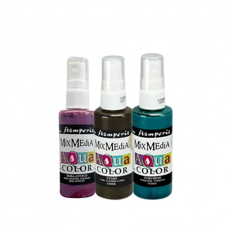 STAMPERIA AQUACOLOR 3 KOLORY 60ml GARDENS OF TIME