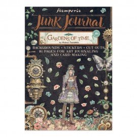 STAMPERIA JUNK JOURNAL 16kart GARDENS OF TIME